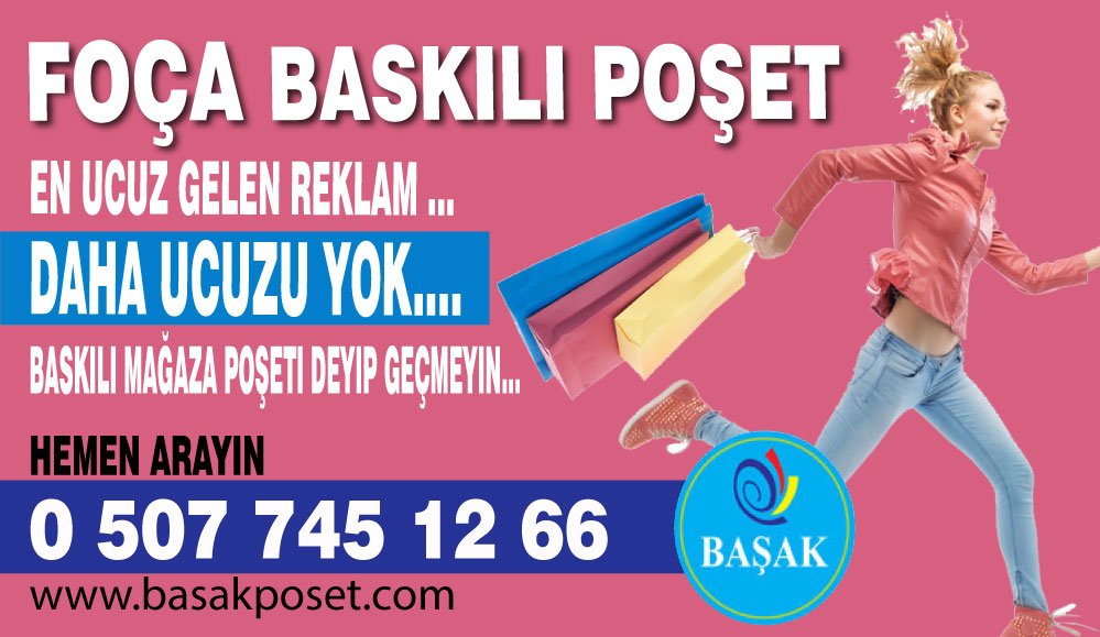 Foça Baskılı Poşet