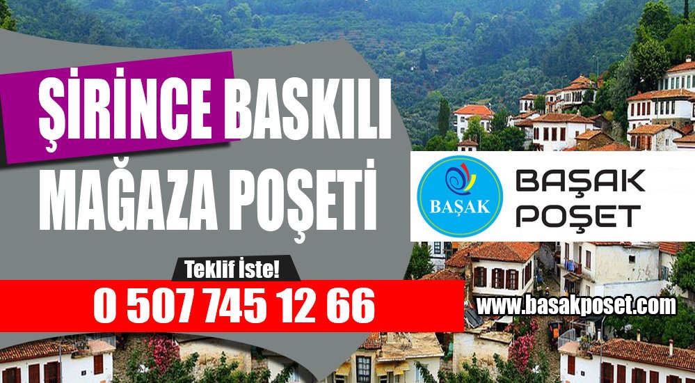 Şirince Baskılı Mağaza Poşeti